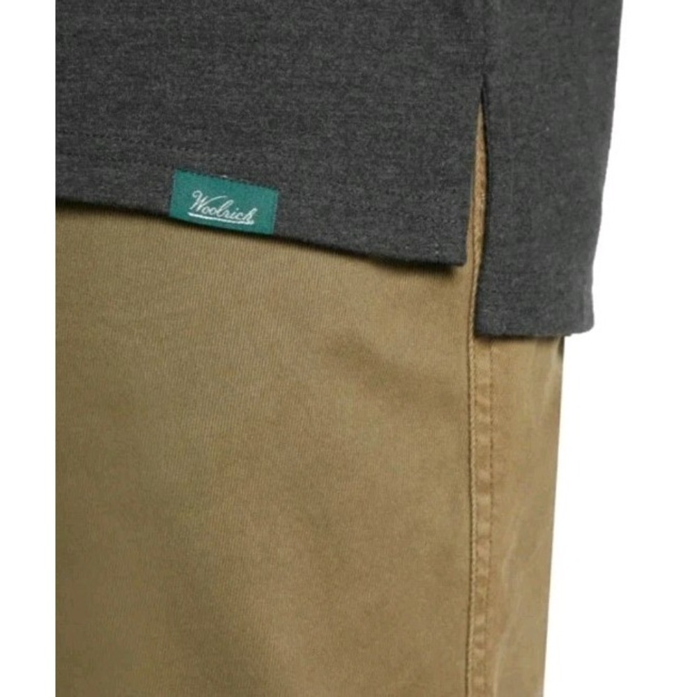 WOOLRICH Men's Long Sleeve Pocket‎ Tee Gray XL - Picture 4 of 7